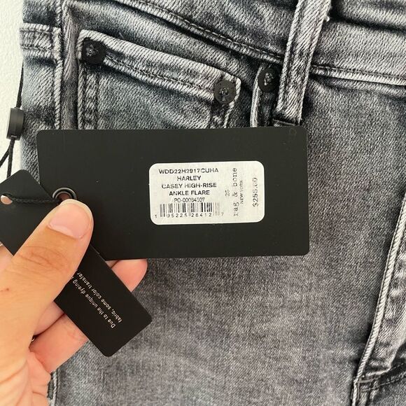 Rag & Bone Casey High Rise Ankle Flare Jeans Size 26 Harley - Picture 8 of 16